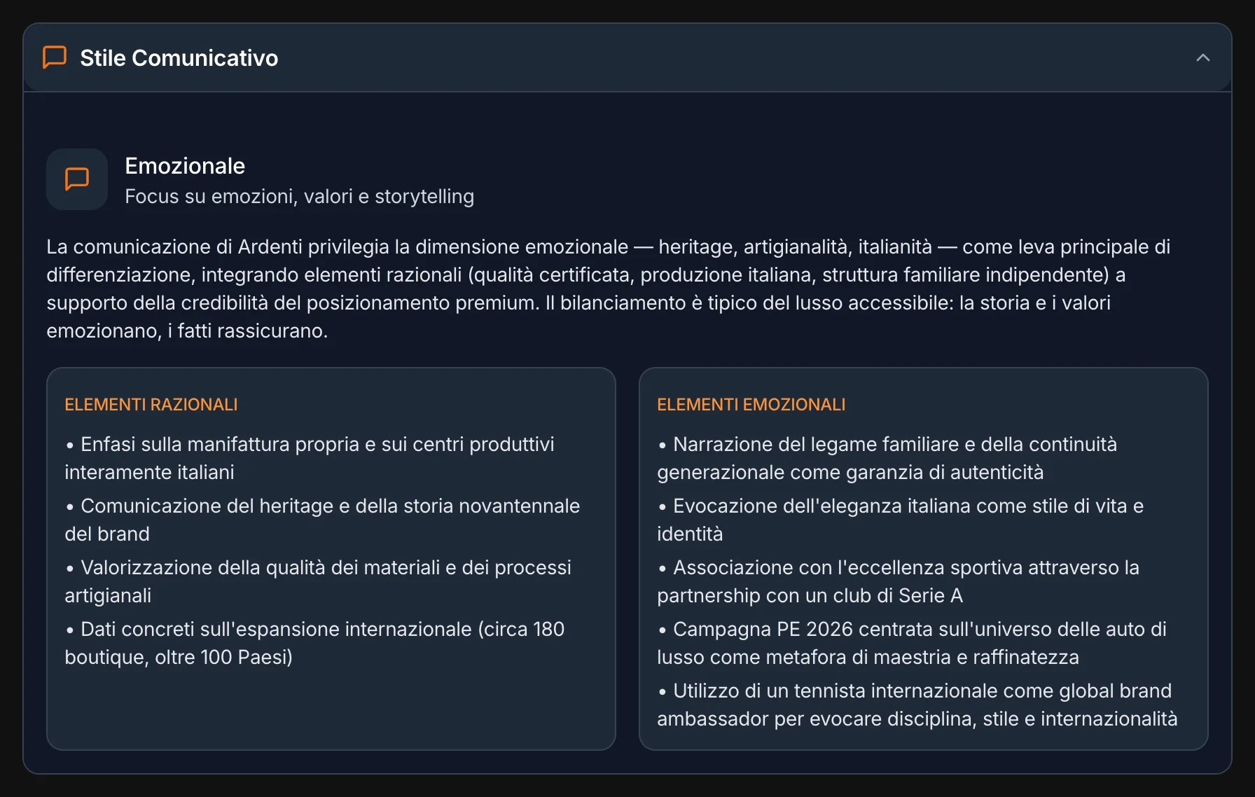 Stile comunicativo: elementi razionali ed emozionali