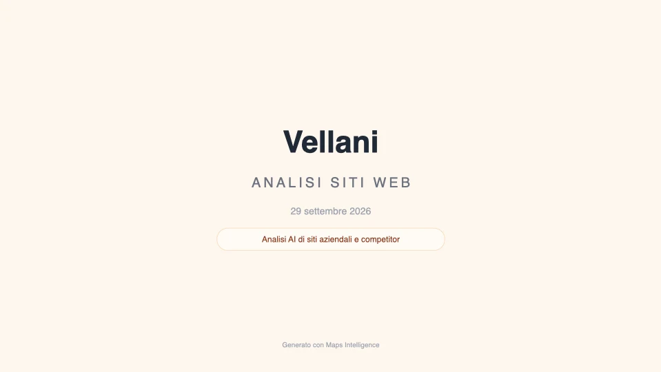 La copertina della sintesi